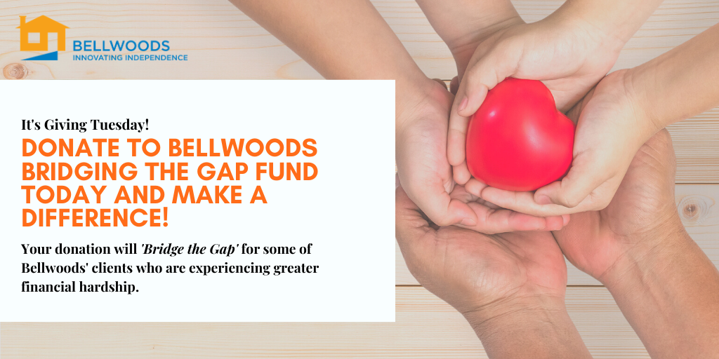 It's Giving Tuesday! Donate to Bellwoods Bridging the Gap Fund. 