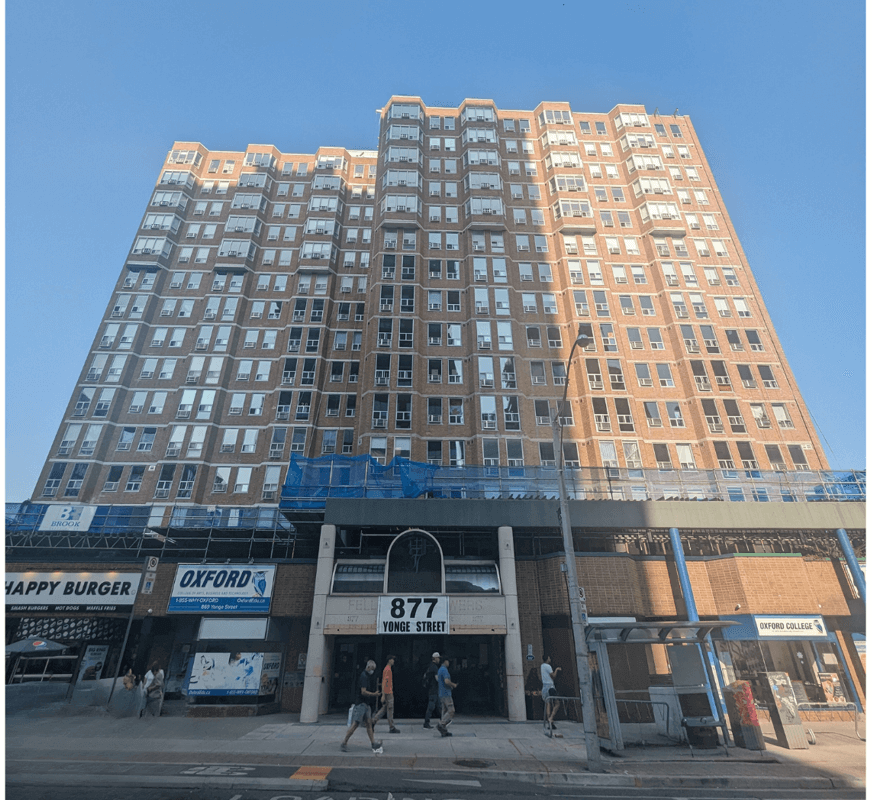 New residential complex at 877 Yonge Street